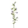Campanule artificielle DAIKI, violet-blanc, 90cm
