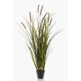 Roseau artificiel ZWENA avec panicules, vert-jaune, 100cm