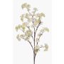 Branche de cerisier artificielle GIMA avec fleurs, crème-jaune, 120cm
