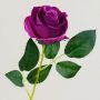Rose artificielle SEENSA, violet foncé, 55cm, Ø7cm