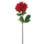 Fausse fleur Dahlia TURENA, rouge, 75cm