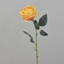 Rose artificielle ELEAZAR, orange, 65cm, Ø9cm