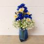 Lovely Cornflower – reproduction du bouquet de mariage de Dominik
