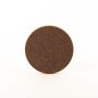 Dessous de verre rond en liège aggloméré MANARA, naturel-foncé, 2cm, Ø14,5cm