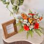 Bouquet de mariée Alpengold et boutonnière - Souhait client de Kai