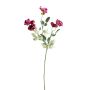 Branche artificielle Rose sauvage FOSETTA, collection écologique, rose foncé, 70cm, Ø3-5cm