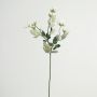 Branche artificielle Rose sauvage FOSETTA, collection écologique, blanc-lilas, 70cm, Ø3-5cm