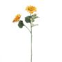 Branche en plastique Tournesol HAITALA, collection écologique, orange-jaune, 65cm, Ø9-10cm