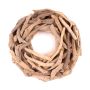 Décoration naturelle Couronne en bois flotté LAURIN, naturel, 25cm
