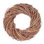 Décoration naturelle Couronne en osier JOZIAH, naturel, Ø35cm