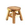 Tabouret de fleurs NANNATI en bois, naturel, 25cm, Ø26cm