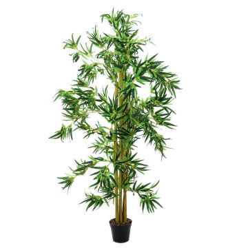 Bambou artificiel HIROKO, troncs naturels, vert, 150cm Bambou artificiel HIROKO, troncs naturels, vert, 150cm
