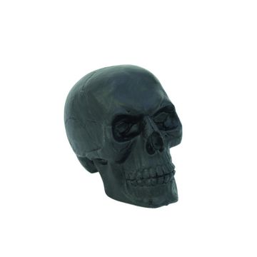 Décoration d'Halloween « Tête de mort » OTTIE, noire, 20 x 15 cm Décoration d'Halloween « Tête de mort » OTTIE, noire, 20 x 15 cm