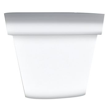 Pot de fleurs NALVEN en plastique, avec LED, blanc, 89 cm, Ø 100 cm Pot de fleurs NALVEN en plastique, avec LED, blanc, 89 cm, Ø 100 cm