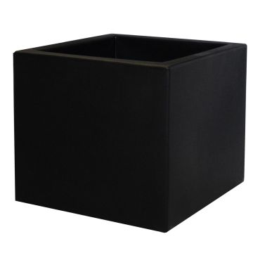 Pot de fleurs TALVEN en plastique, noir, 50 x 50 x 50 cm