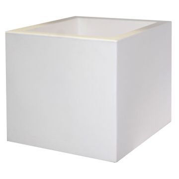 Pot de fleurs TALVEN en plastique, blanc, 50 x 50 x 50 cm