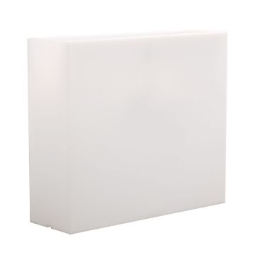 Pot de fleurs ERVOK en plastique, LED, blanc, 80 x 25 x 70 cm Pot de fleurs ERVOK en plastique, LED, blanc, 80 x 25 x 70 cm