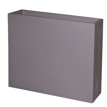 Pot de fleurs ERVOK en plastique, gris, 80 x 25 x 70 cm Pot de fleurs ERVOK en plastique, gris, 80 x 25 x 70 cm