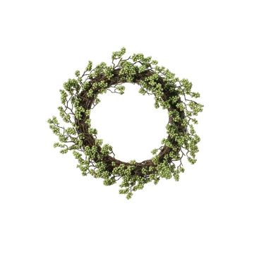 Couronne de gaultheria décorative CALLAN, vert, Ø35cm Couronne de gaultheria décorative CALLAN, vert, Ø35cm
