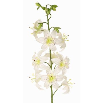 Lys artificiel LABRICKA, blanc-jaune, 100 cm, Ø 9 cm