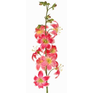 Lys artificiel LABRICKA, rose-jaune, 100 cm, Ø 9 cm