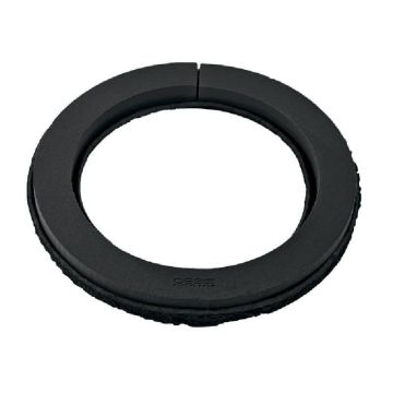 OASIS® Black Ideal Mousse florale humide en forme de couronne , coupe en papier recyclé Biolit, noir, 6cm, Ø44,5cm
