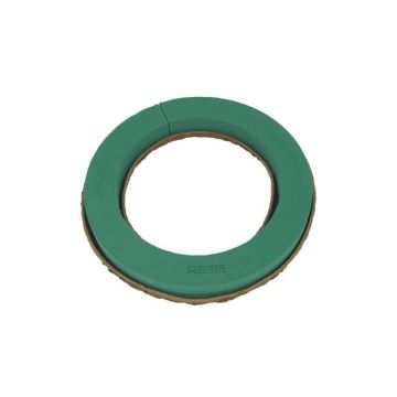 OASIS® Mousse florale humide en forme de couronne , coupe en papier recyclé Biolit, vert, 6cm, Ø50cm