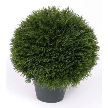 Boule de cyprès artificielle SIMONA, en cache-pot, vert, 45cm, Ø40cm