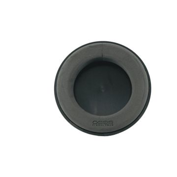 OASIS® Black Ideal Mousse florale humide en forme d'anneau de plantation , coupe en papier composite, noir, 4,5cm, Ø30cm