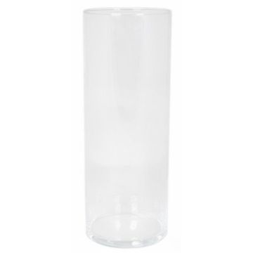 Lampe de table SANYA OCEAN, en verre, cylindrique, transparente, 40 cm, Ø 15 cm Lampe de table SANYA OCEAN, en verre, cylindrique, transparente, 40 cm, Ø 15 cm