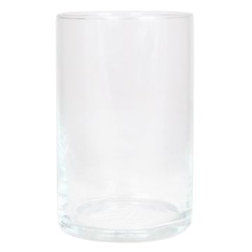 Vase à fleurs cylindrique SANYA OCEAN en verre, transparent, 20cm, Ø12,5cm Vase à fleurs cylindrique SANYA OCEAN en verre, transparent, 20cm, Ø12,5cm