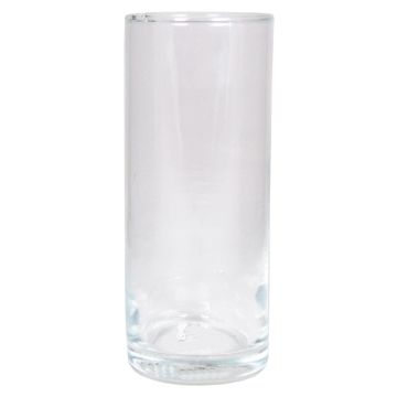 Vase à fleurs cylindrique SANYA OCEAN en verre, transparent, 20cm, Ø8,5cm Vase à fleurs cylindrique SANYA OCEAN en verre, transparent, 20cm, Ø8,5cm