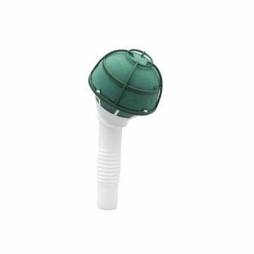 OASIS® Mousse florale humide pour un support de bouquet de mariée avec une poignée pliée en plastique, grille, vert, Ø7cm