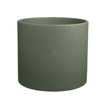 Cache-pot en céramique ALFIRK, structure sable, vert-gris, 21,5cm, Ø23,5cm Cache-pot en céramique ALFIRK, structure sable, vert-gris, 21,5cm, Ø23,5cm