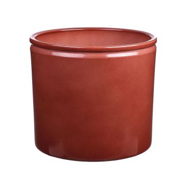 Cache-pot ALCHIBA en céramique, brun rouge, 17,6cm, Ø19,4cm Cache-pot ALCHIBA en céramique, brun rouge, 17,6cm, Ø19,4cm