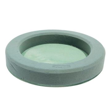 OASIS® Mousse florale humide en forme d'anneau de plantation, support en bois Bioline, vert, Ø32cm OASIS® Mousse florale humide en forme d'anneau de plantation, support en bois Bioline, vert, Ø32cm