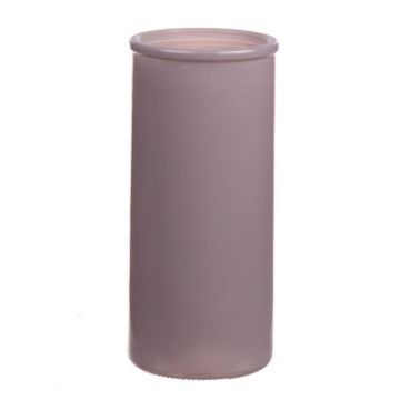 Vase en verre NELOKINTO, taupe, 12,2cm, Ø5,5cm Vase en verre NELOKINTO, taupe, 12,2cm, Ø5,5cm