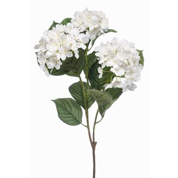 Branche artificielle d'hortensia SWINER, blanche, 100 cm Branche artificielle d'hortensia SWINER, blanche, 100 cm