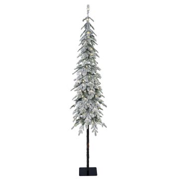 Sapin artificiel Hochstamm MOLDE DELUXE, enneigé, LEDs, 180cm, Ø50cm