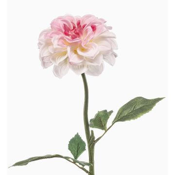 Fleur artificielle dahlia TOWMER, collection Eco, rose clair, 55 cm