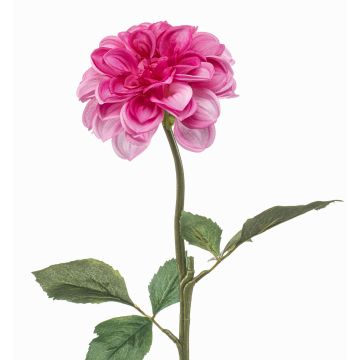 Fleur artificielle dahlia TOWMER, collection Eco, rose vif, 55 cm