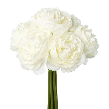 Bouquet artificiel de roses-choux MURZO, blanc, 23cm Bouquet artificiel de roses-choux MURZO, blanc, 23cm