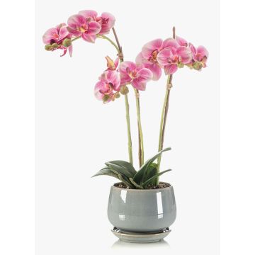 Orchidée Phalaenopsis artificielle JOLANA dans un pot en céramique, rose, 45 cm Orchidée Phalaenopsis artificielle JOLANA dans un pot en céramique, rose, 45 cm