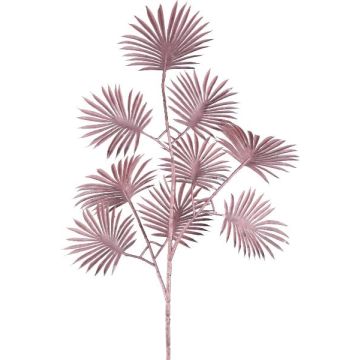 Branche artificielle Palmier Washingtonia GRAVIK, rouge rubis, 70cm