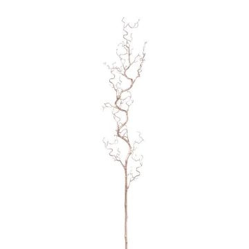 Branche artificielle Noisetier DREVON, rose métallique, 125cm