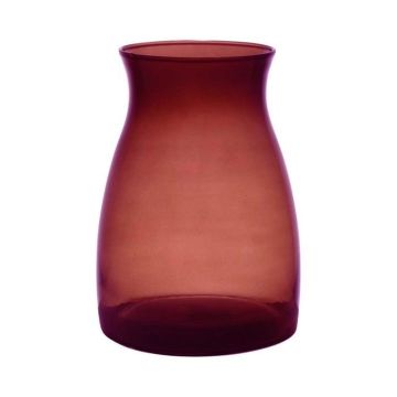 Vase décoratif MAISIE, en verre, rouge-transparent, 20 cm, Ø 14 cm Vase décoratif MAISIE, en verre, rouge-transparent, 20 cm, Ø 14 cm