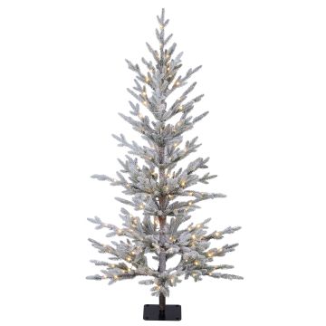 Sapin artificiel LILLESAND SPEED DELUXE, enneigé, LEDs, 120cm, Ø60cm Sapin artificiel LILLESAND SPEED DELUXE, enneigé, LEDs, 120cm, Ø60cm