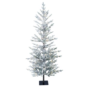 Sapin artificiel LILLESAND SPEED DELUXE, enneigé, LEDs, 150cm, Ø65cm Sapin artificiel LILLESAND SPEED DELUXE, enneigé, LEDs, 150cm, Ø65cm