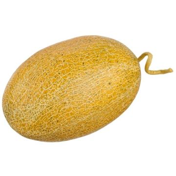 Fruit artificiel : cantaloup VIKTORIJA, jaune, 20 cm, Ø 13 cm Fruit artificiel : cantaloup VIKTORIJA, jaune, 20 cm, Ø 13 cm