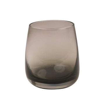 Verre à jus EDELMIRA, gris-transparent, 9,5 cm, Ø 8,5 cm